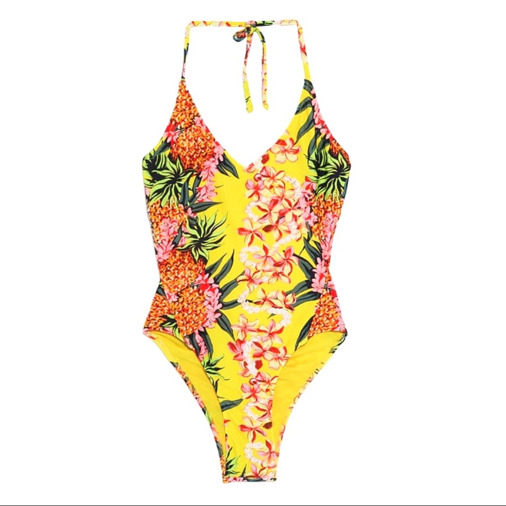 NWT Zara Pineapple & Floral Print One piece